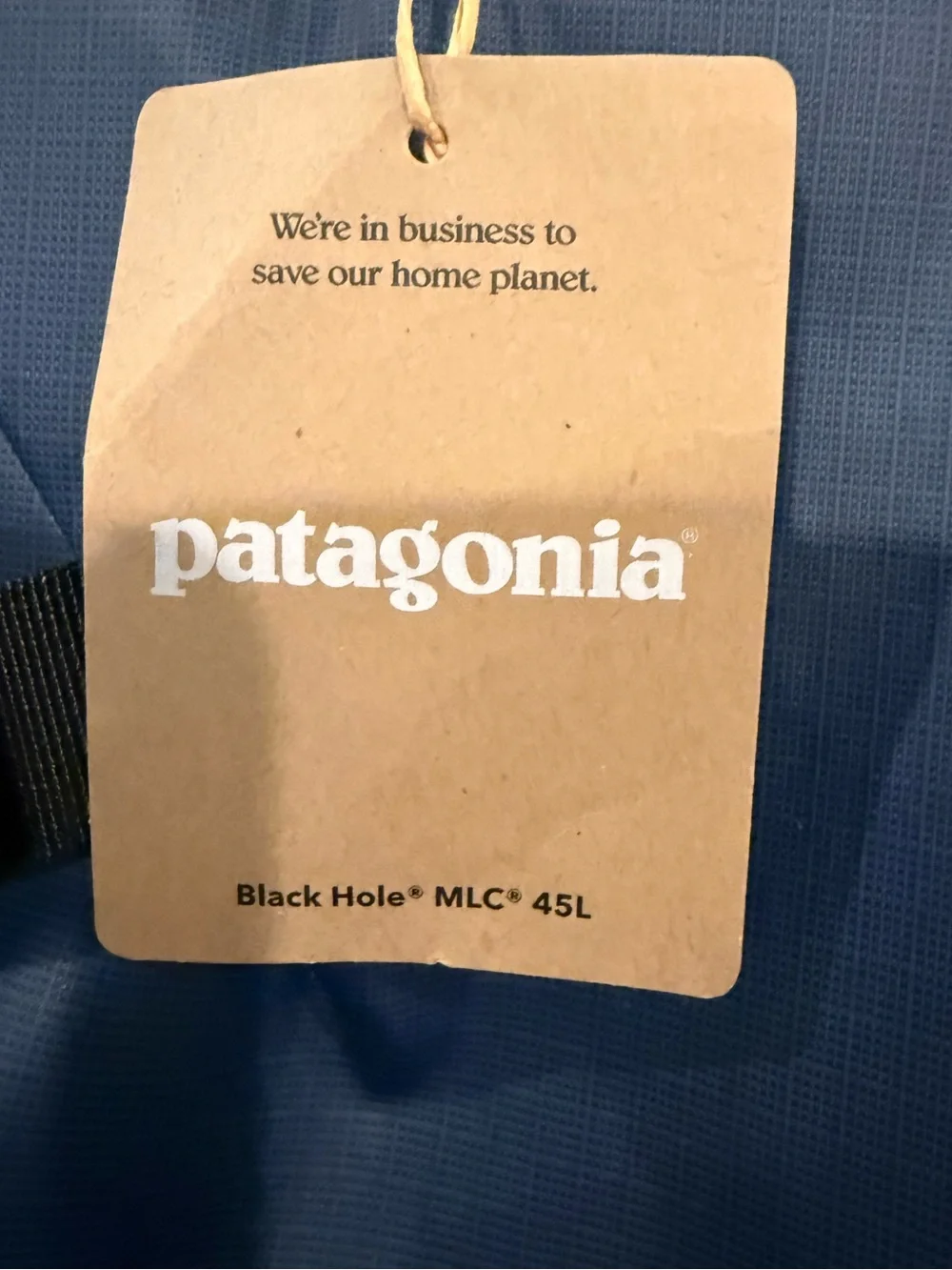 Patagonia Black Hole MLC 45L Travel Backpack Current Blue NWT 49307 FA25